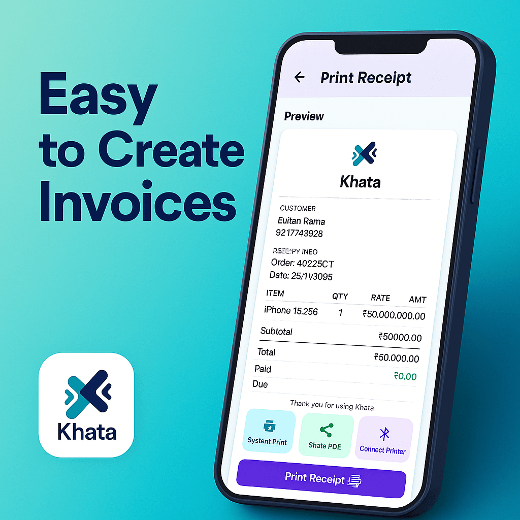 Khata Invoices